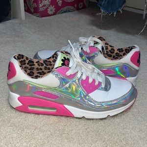 nike holographic cheeta print air max 90